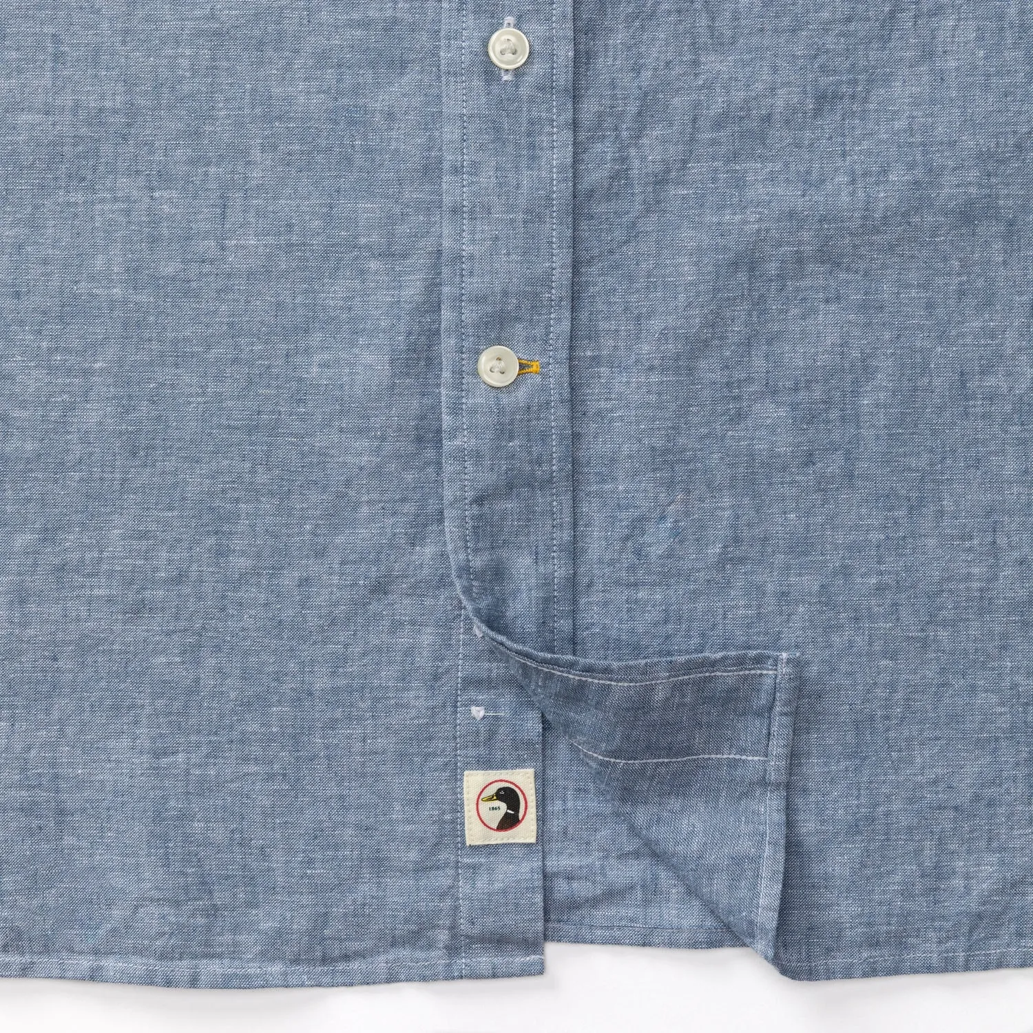 Linen Cotton Oxford Sport Shirt - Wallace Solid
