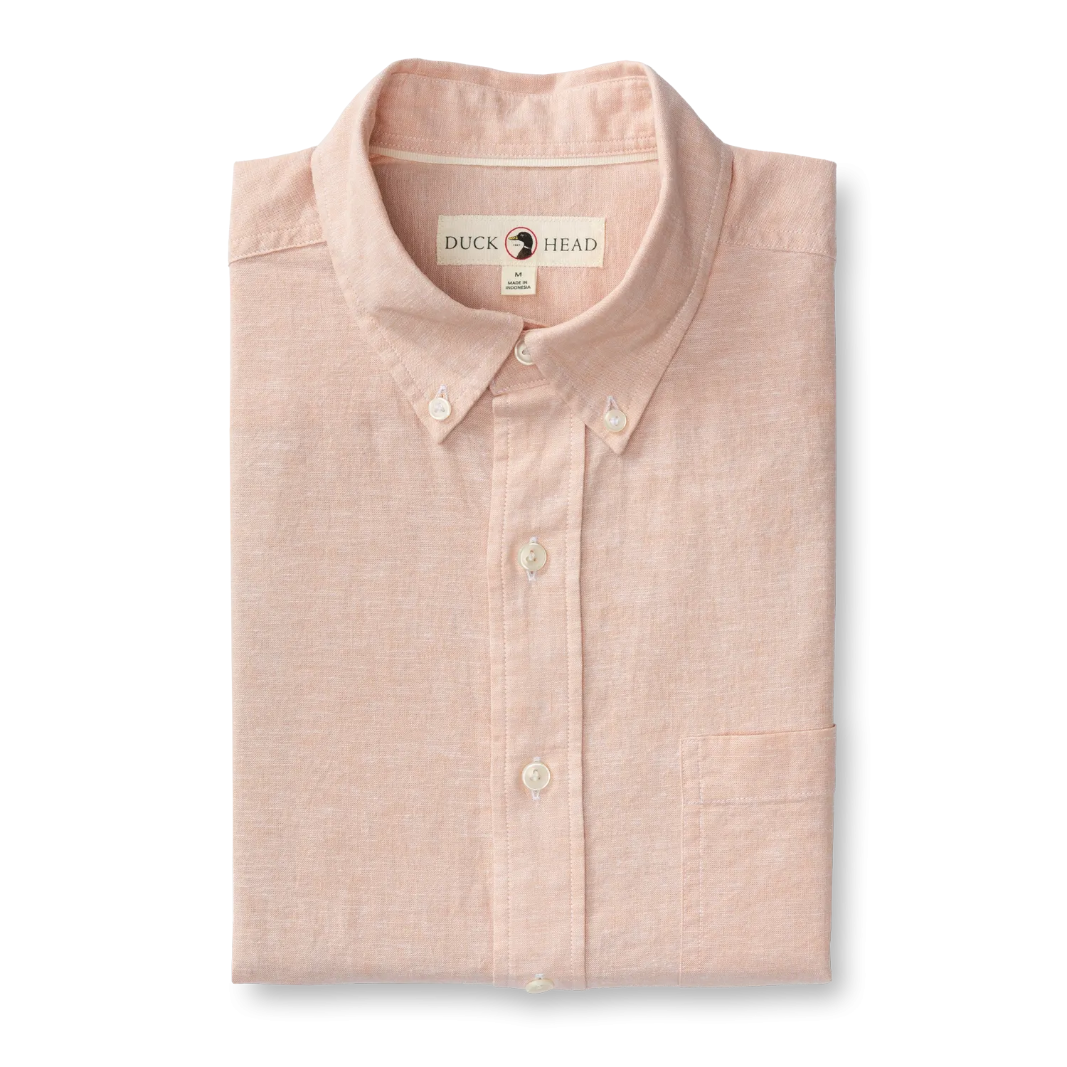 Linen Cotton Oxford Sport Shirt - Wallace Solid