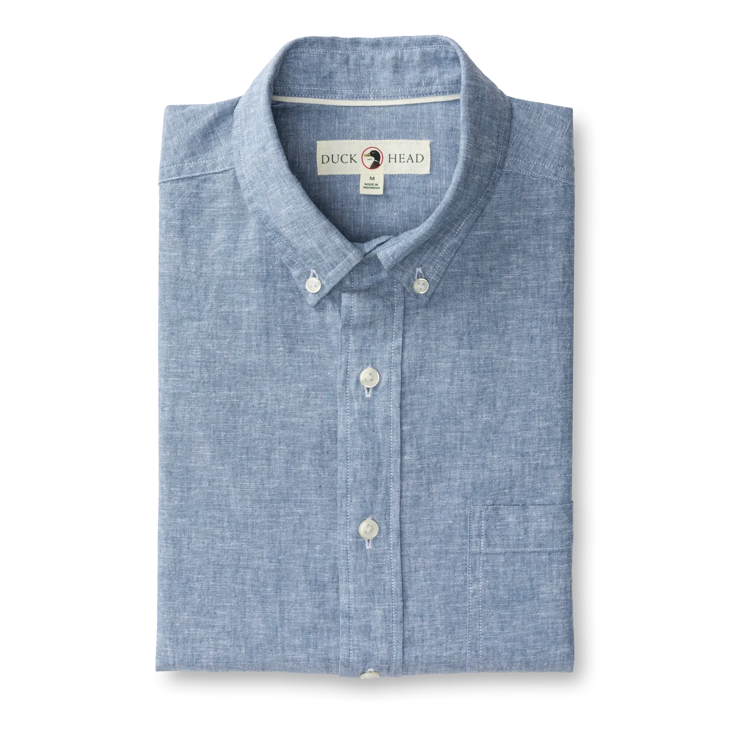 Linen Cotton Oxford Sport Shirt - Wallace Solid