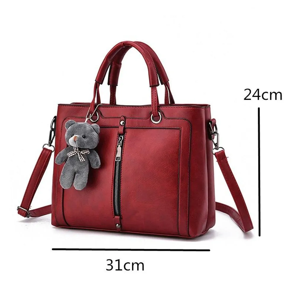 <bold> Tote / Shoulder Bag <br> Vegan-Leather