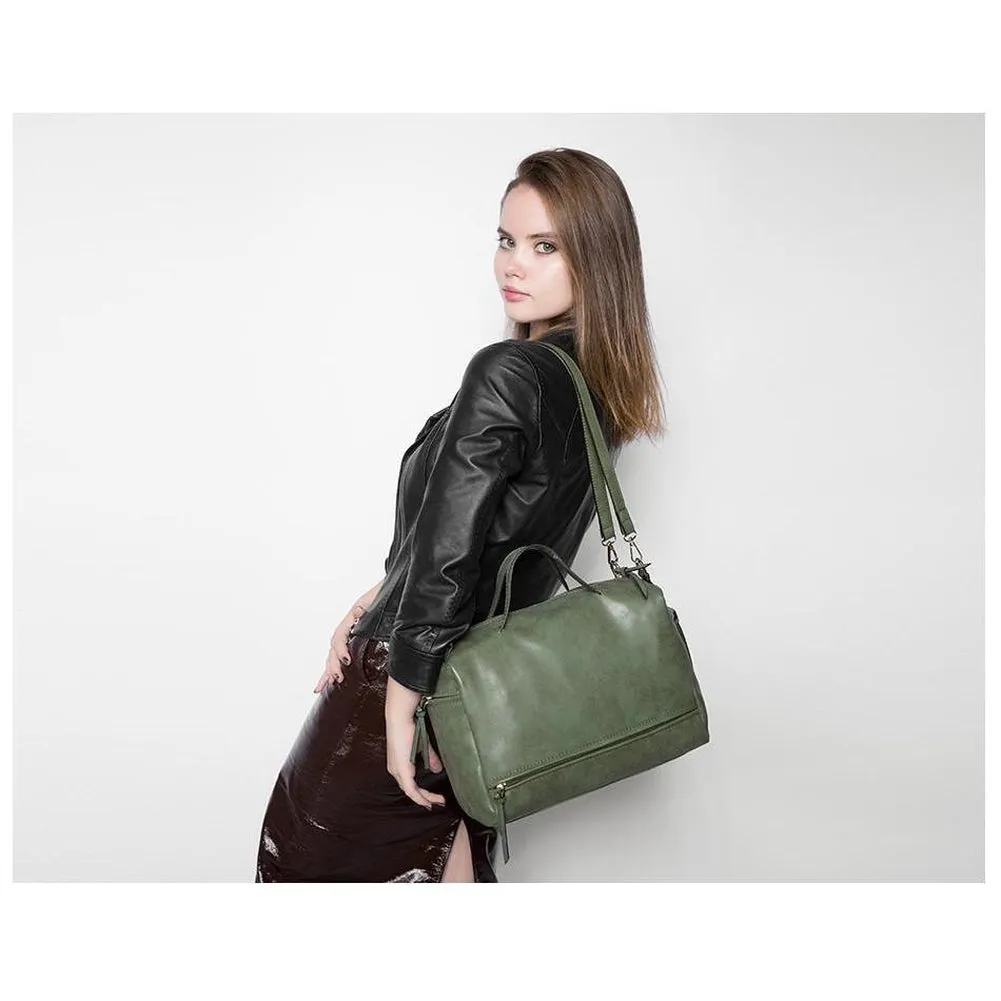 <bold>Messenger  / Crossbody Bag <br>Vegan-Leather
