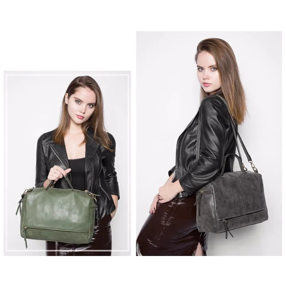 <bold>Messenger  / Crossbody Bag <br>Vegan-Leather