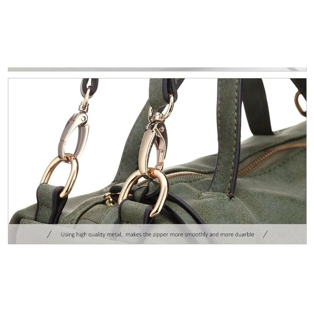 <bold>Messenger  / Crossbody Bag <br>Vegan-Leather
