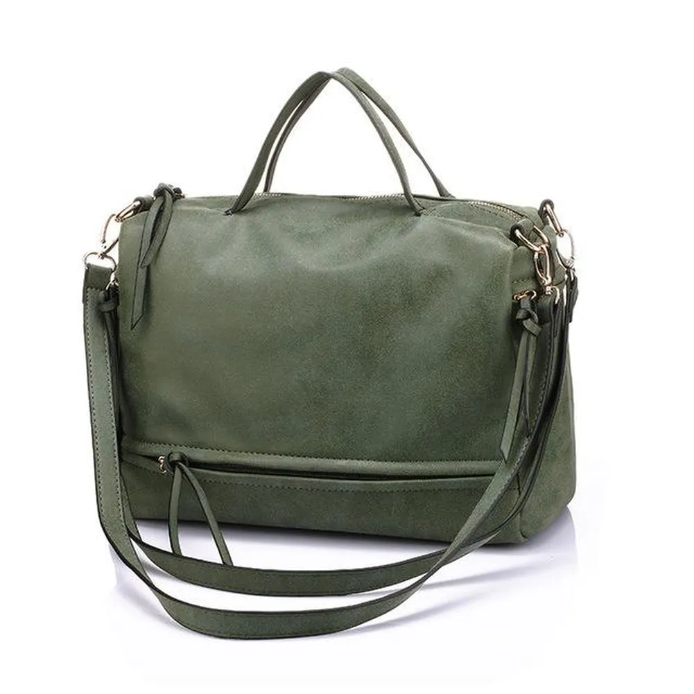 <bold>Messenger  / Crossbody Bag <br>Vegan-Leather
