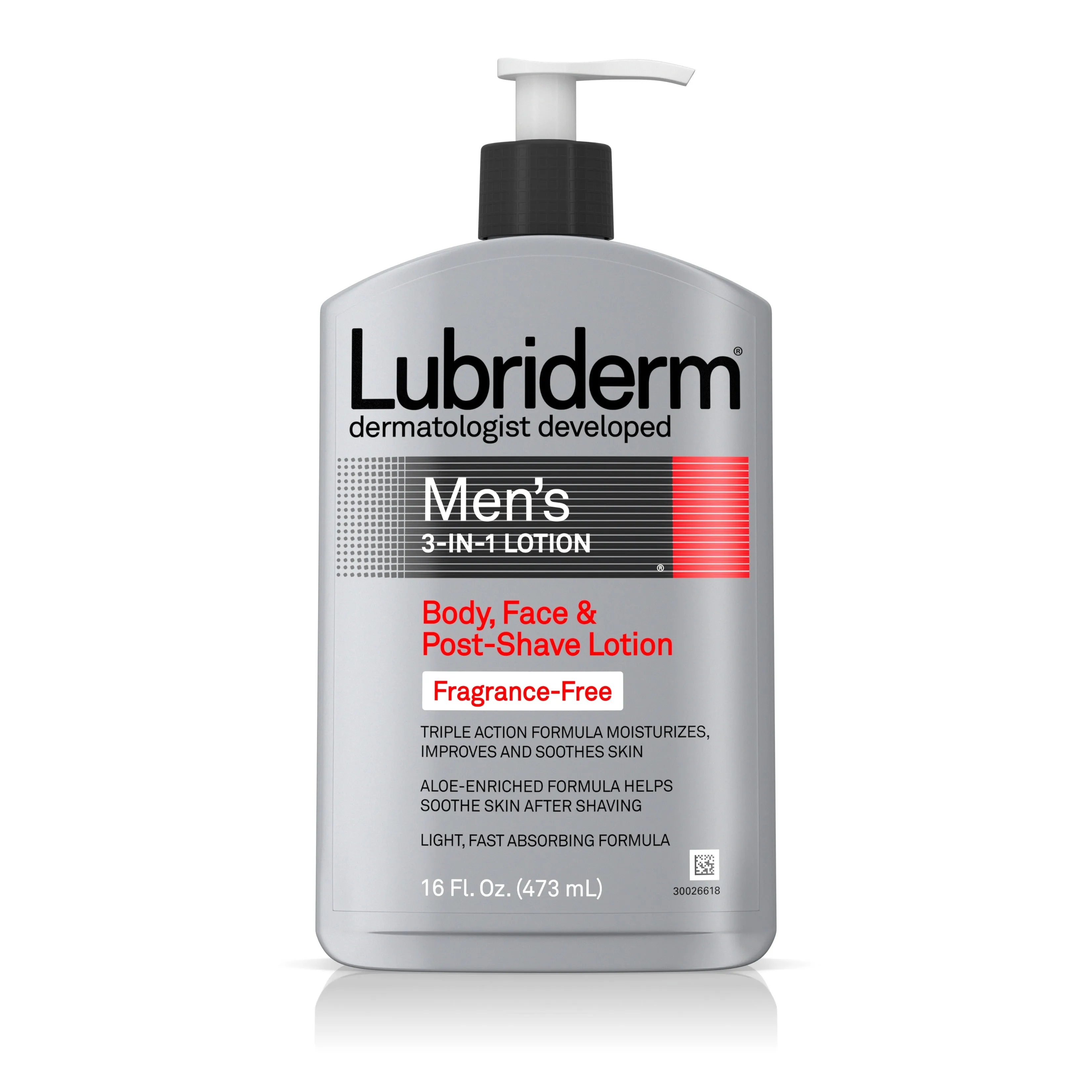 Lubriderm Men's 3-in-1 Lotion, 16 Fl Oz
