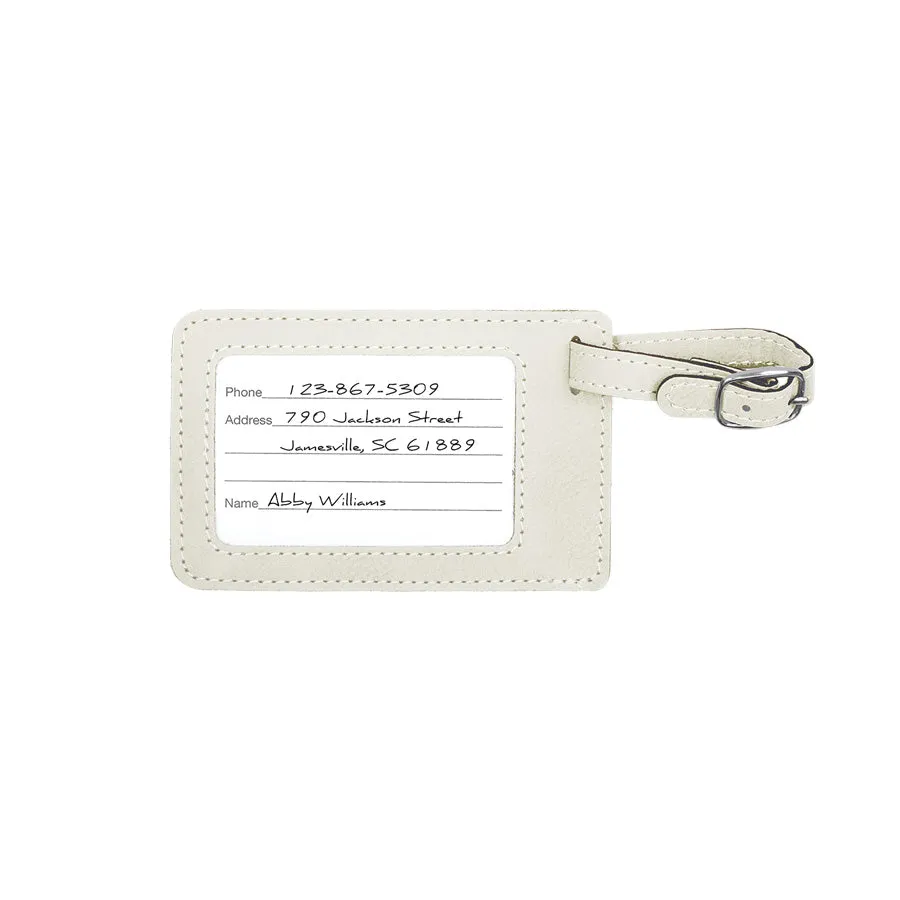 Luggage Tag | Faux Leather
