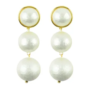 Luna Double Drop Earrings (WS)
