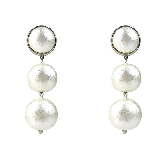 Luna Double Drop Earrings (WS)