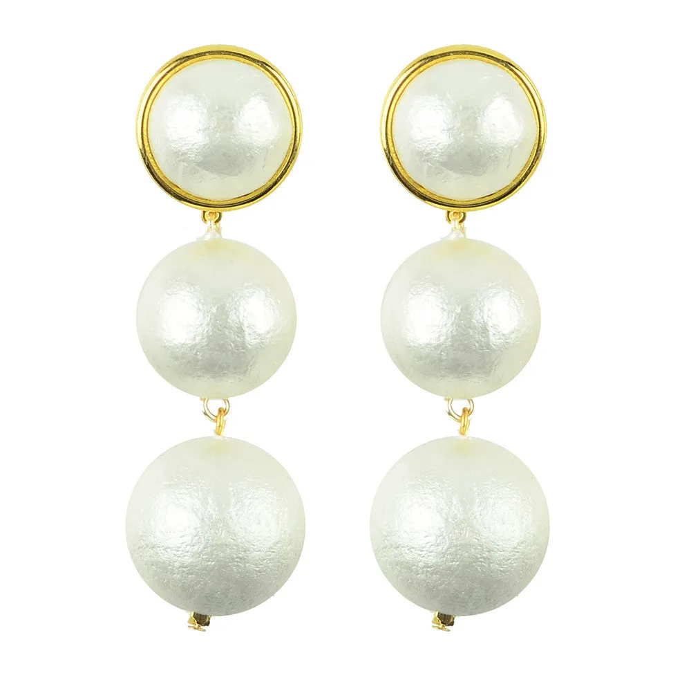 Luna Double Drop Earrings (WS)