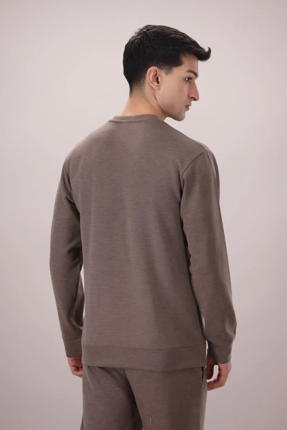 Luxe Stretch Basic Sweat Shirt
