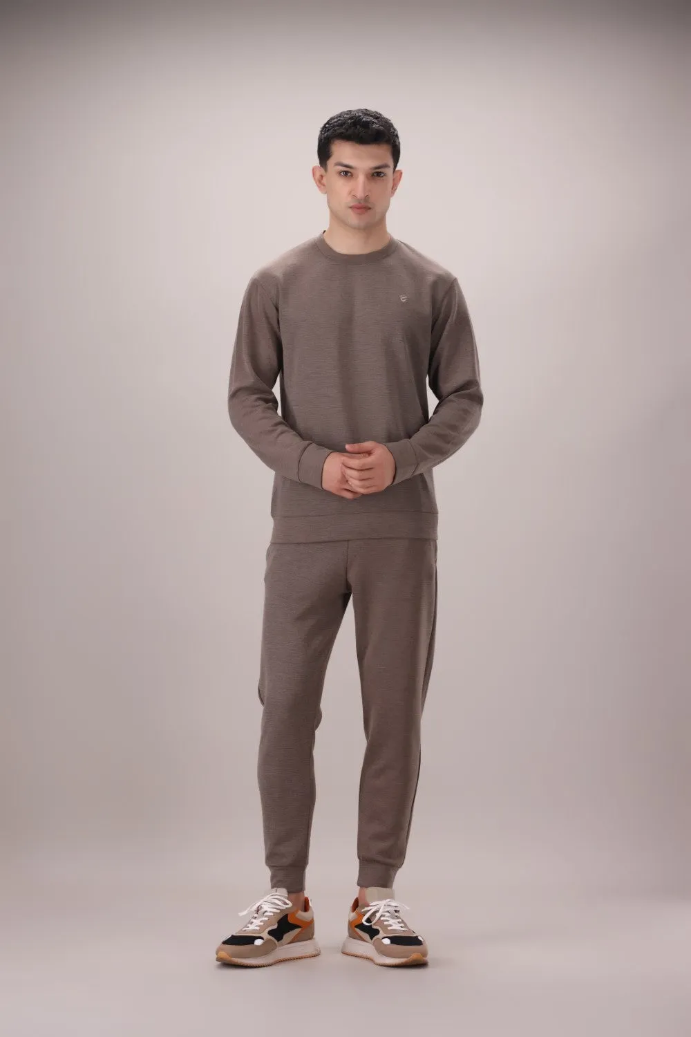 Luxe Stretch Basic Sweat Shirt