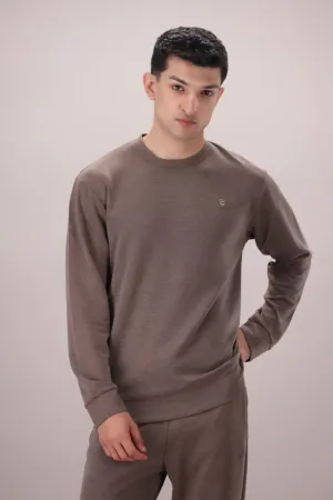 Luxe Stretch Basic Sweat Shirt