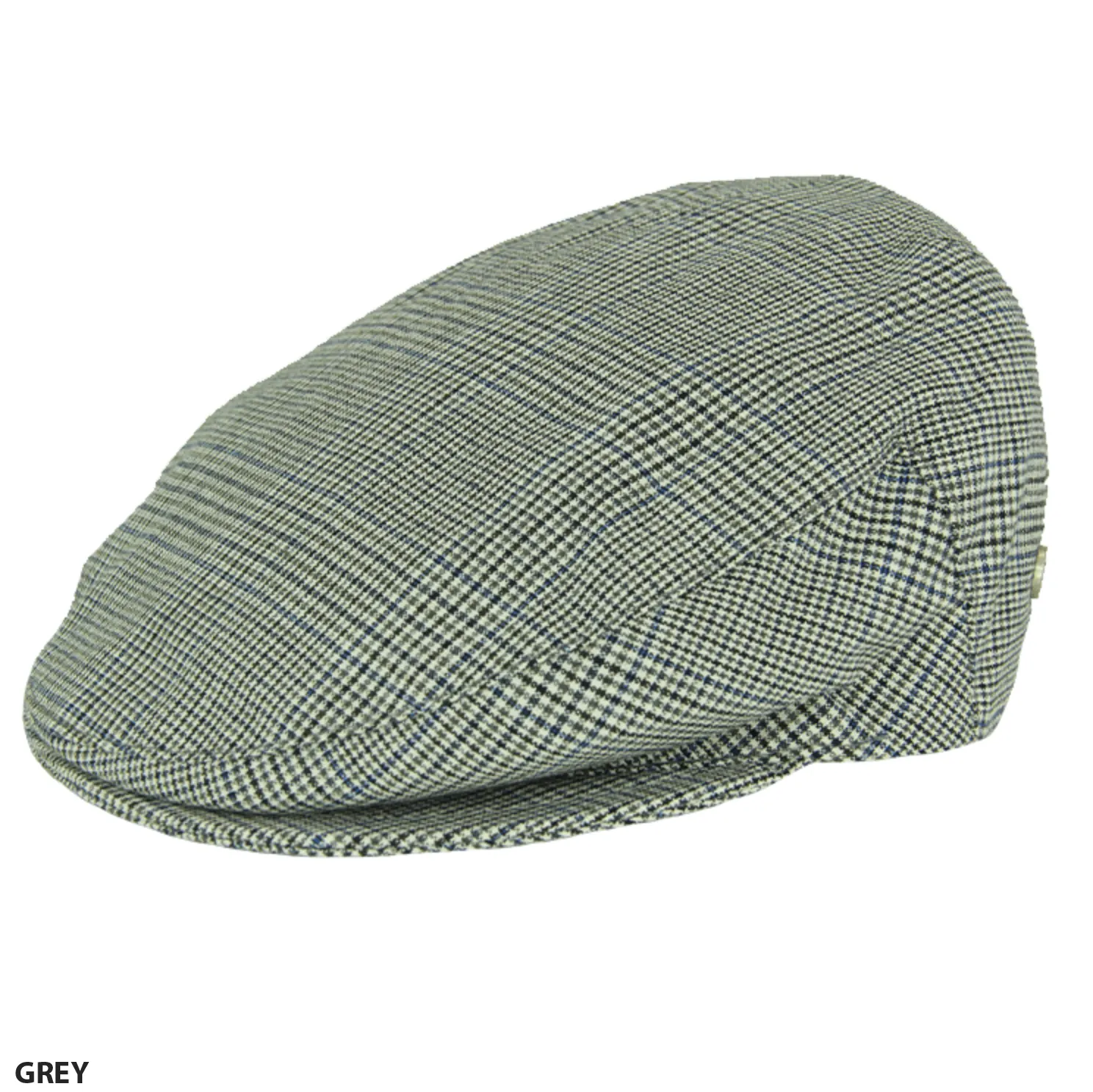 M By Flechet Italian Cotton Fine Check Cap