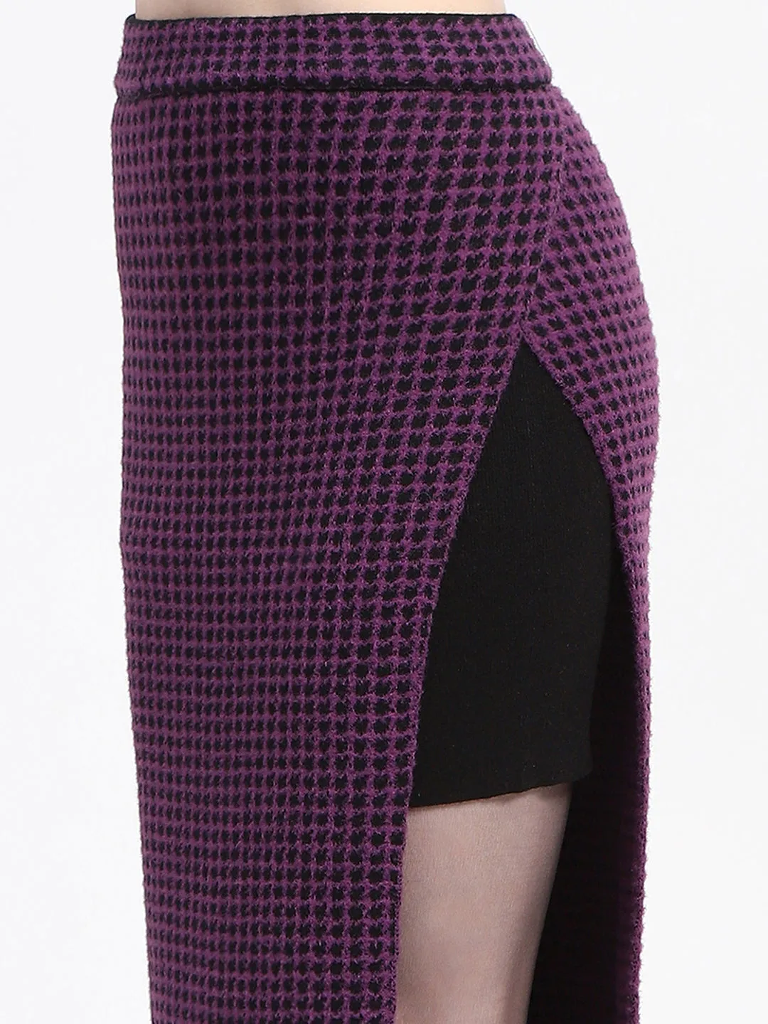 Madame Black Striped Double-Breasted Co-ord Set