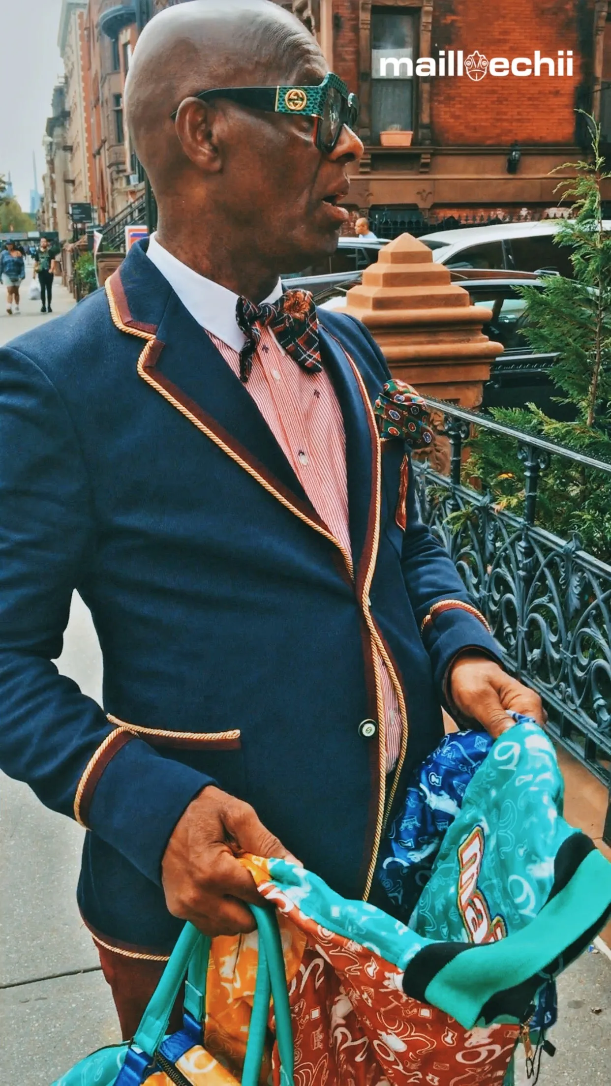 Made For Dapper Dan Harlem Jacket And Duffel Bag: Not For Resale