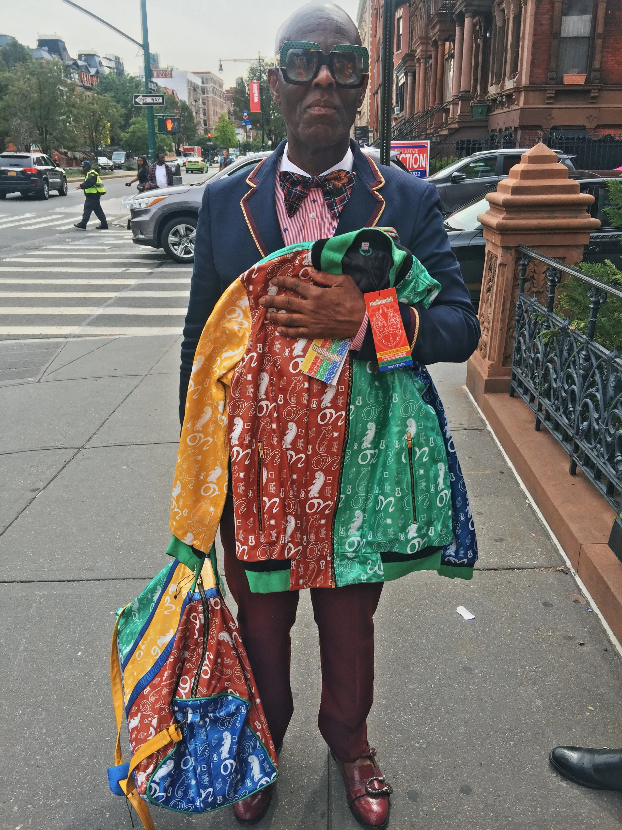 Made For Dapper Dan Harlem Jacket And Duffel Bag: Not For Resale