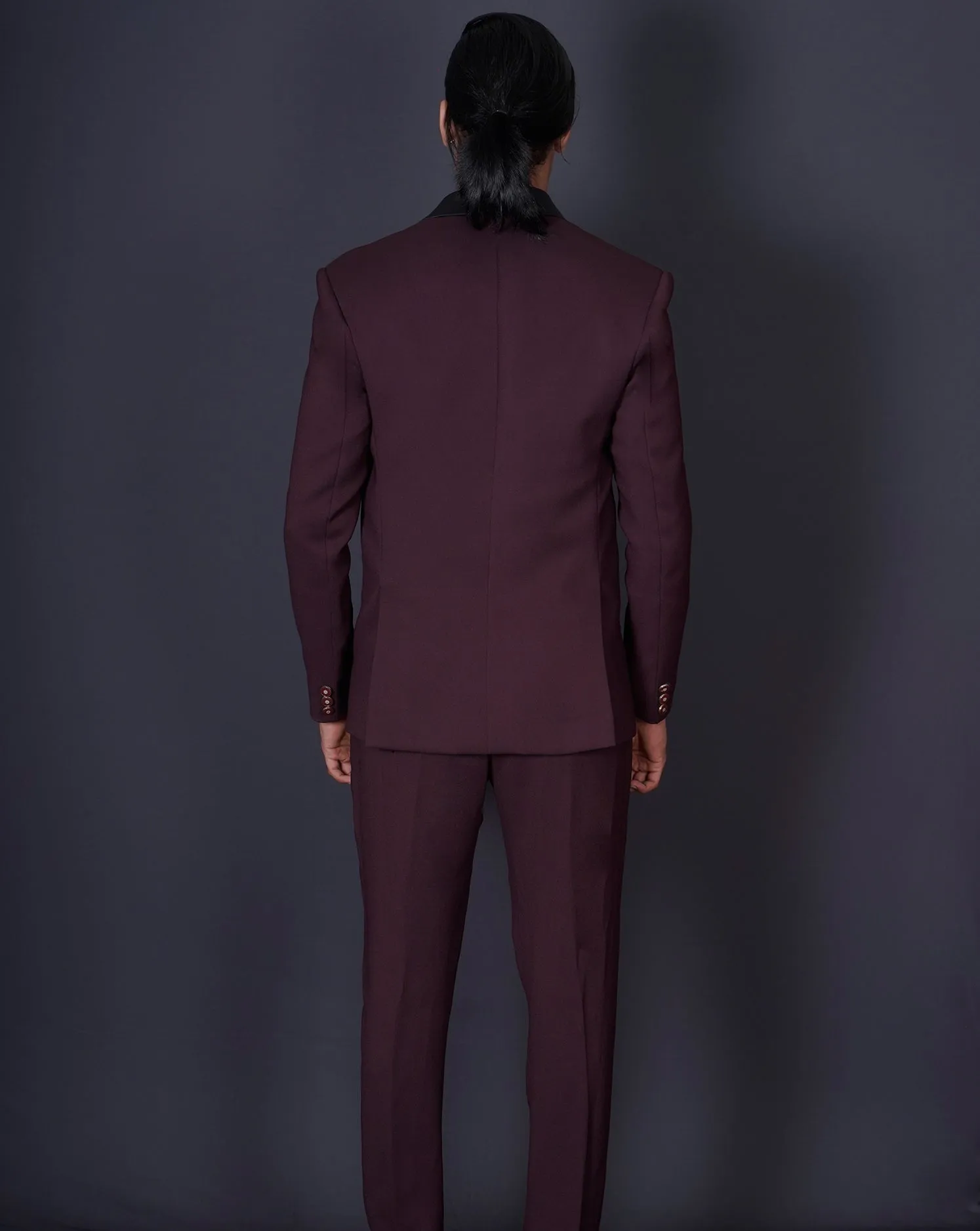 Maroon Tuxedo