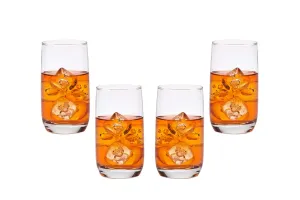 Marvelous Hiball Stemless Glasses Set 11.5 Oz, Modern Party Glassware Set of (4)
