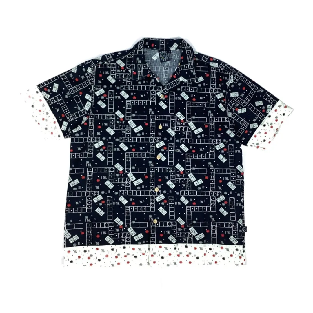 MAUI AND SONS POLO BUTTON DOWN SHORT SLEEVES - BLACK BLKB