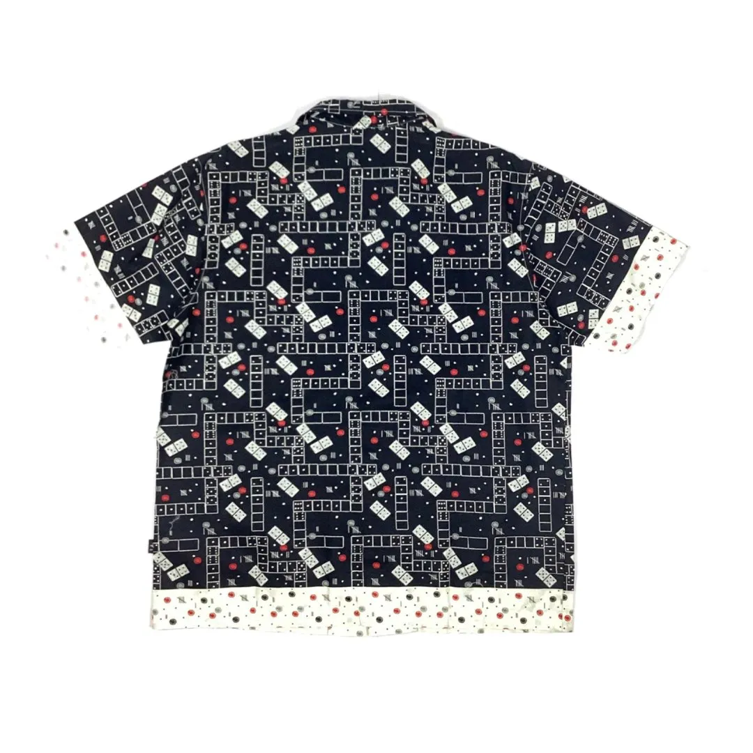 MAUI AND SONS POLO BUTTON DOWN SHORT SLEEVES - BLACK BLKB