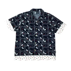 MAUI AND SONS POLO BUTTON DOWN SHORT SLEEVES - BLACK BLKB