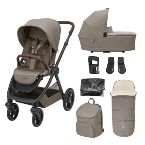MAXI COSI Oxford 7-Piece Essential Travel System - Twillic Truffle