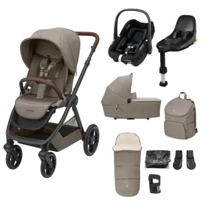 Maxi Cosi Oxford 9 Piece Pebble S Travel System - Twillic Truffle