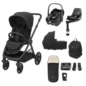 Maxi-Cosi Oxford 9pc Complete 360 Bundle in Black