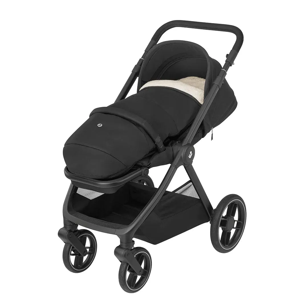 Maxi Cosi Oxford Pushchair 7 Pieces Essential Bundle - Twillic Black