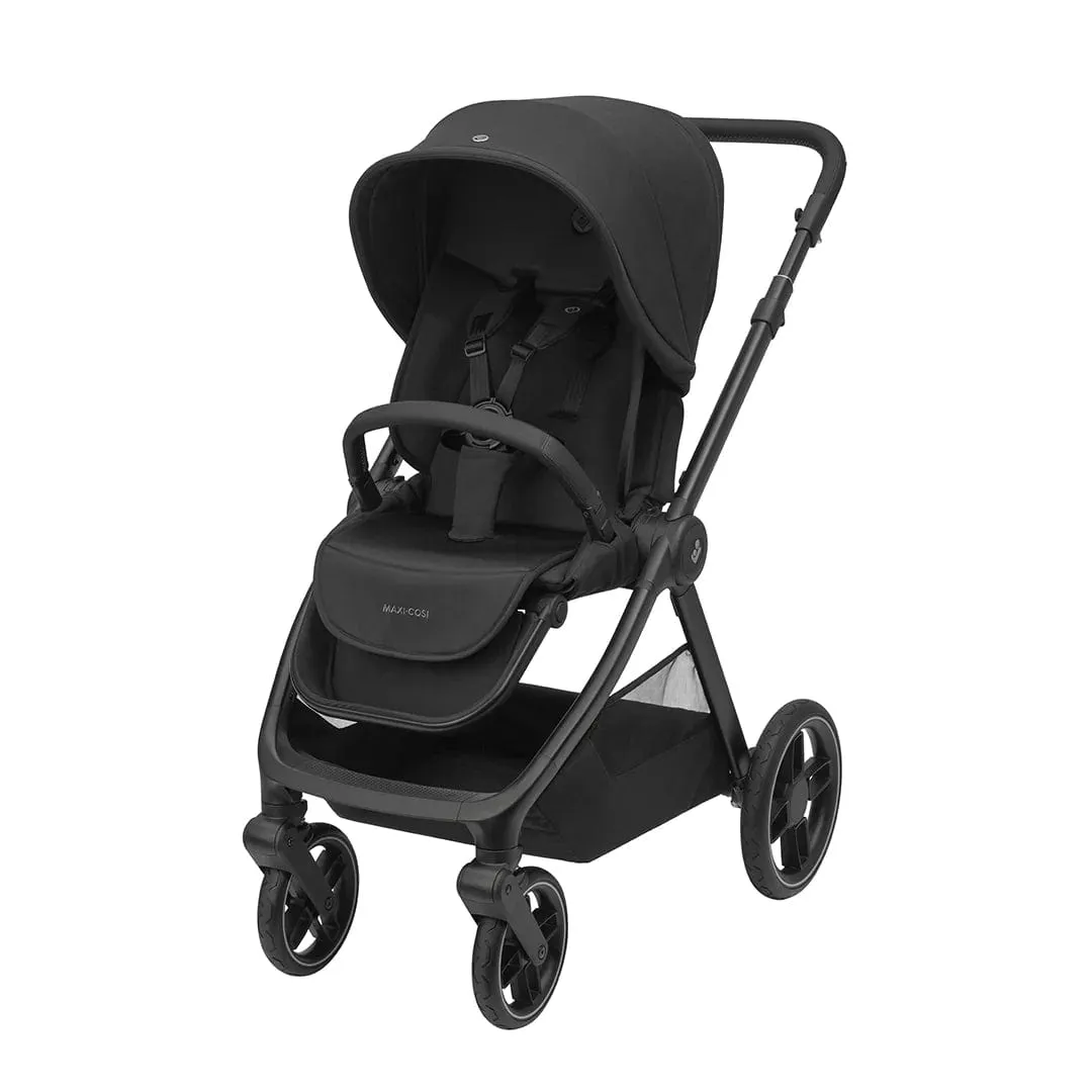 Maxi Cosi Oxford Pushchair 7 Pieces Essential Bundle - Twillic Black