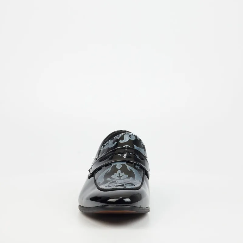 Mazerata Painted formal Shoe-Black
