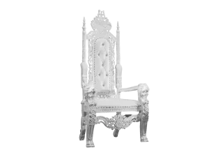 McQUEEN THRONE CHAIR - WHITE