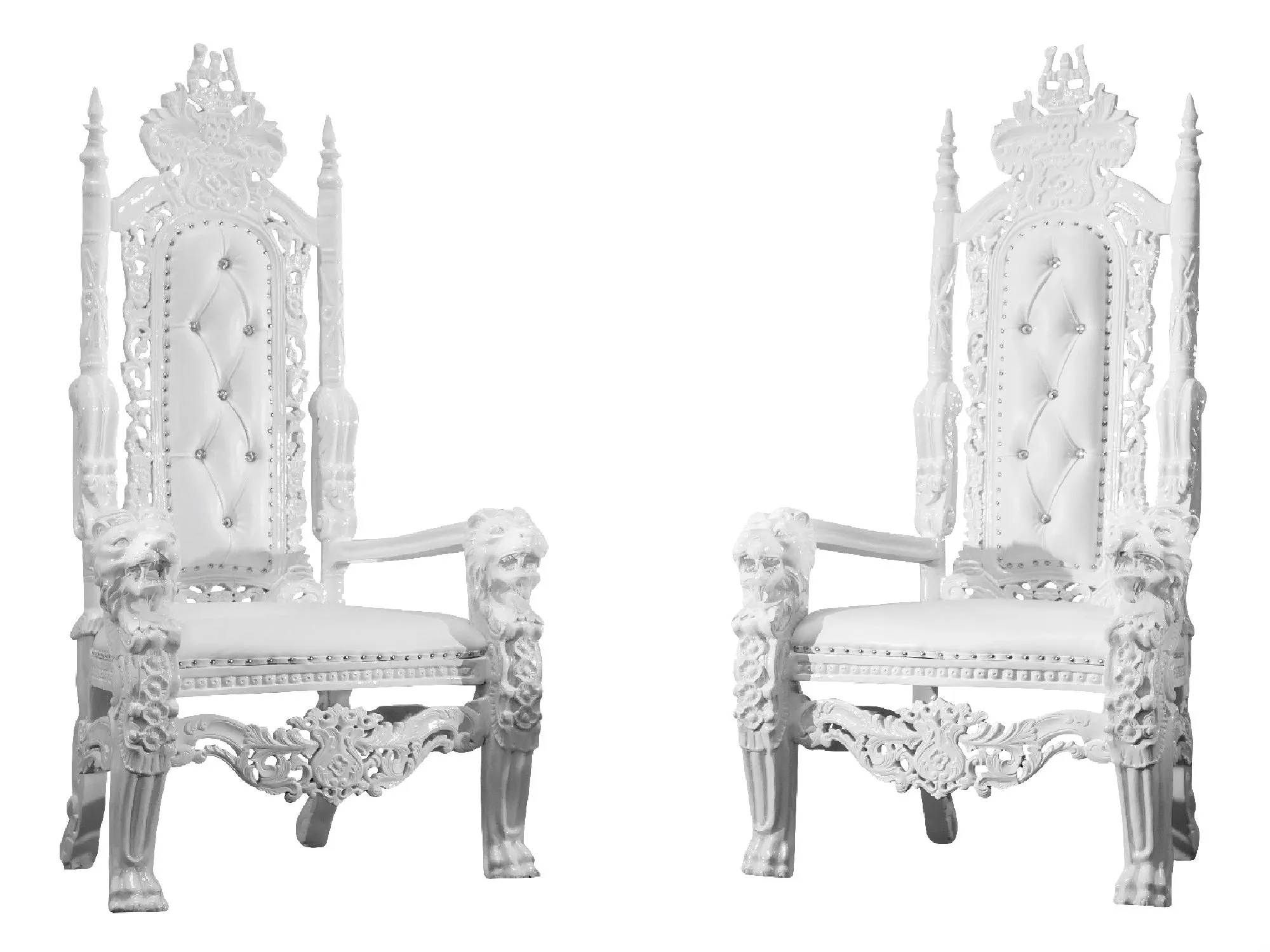 McQUEEN THRONE CHAIR - WHITE