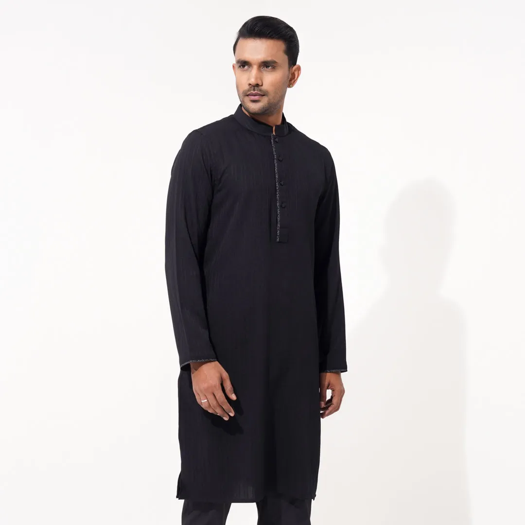 Men Black Panjabi