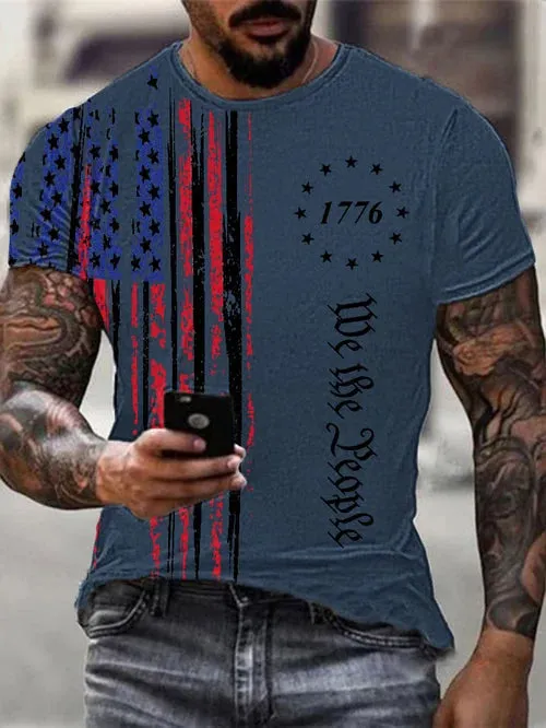 Men's 4th of July Casual T-shirt