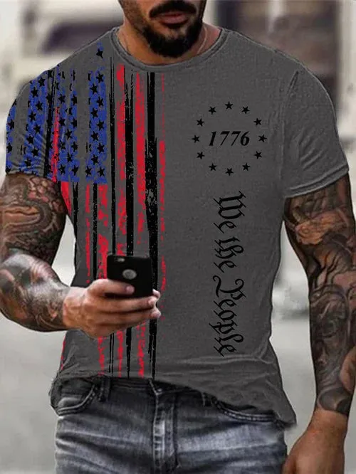 Men's 4th of July Casual T-shirt