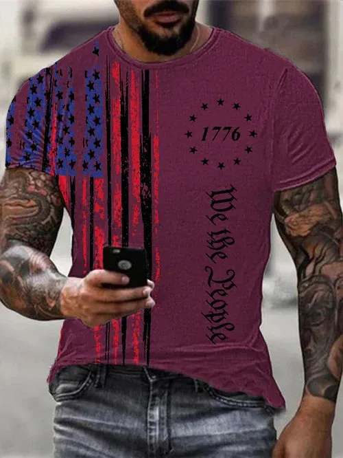 Men's 4th of July Casual T-shirt