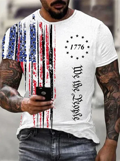 Men's 4th of July Casual T-shirt