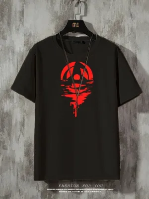 Men's Anime Casual Crew Neck T-Shirt