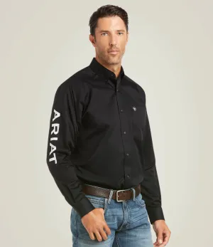 Men’s Ariat Black Letter Fitted Shirt