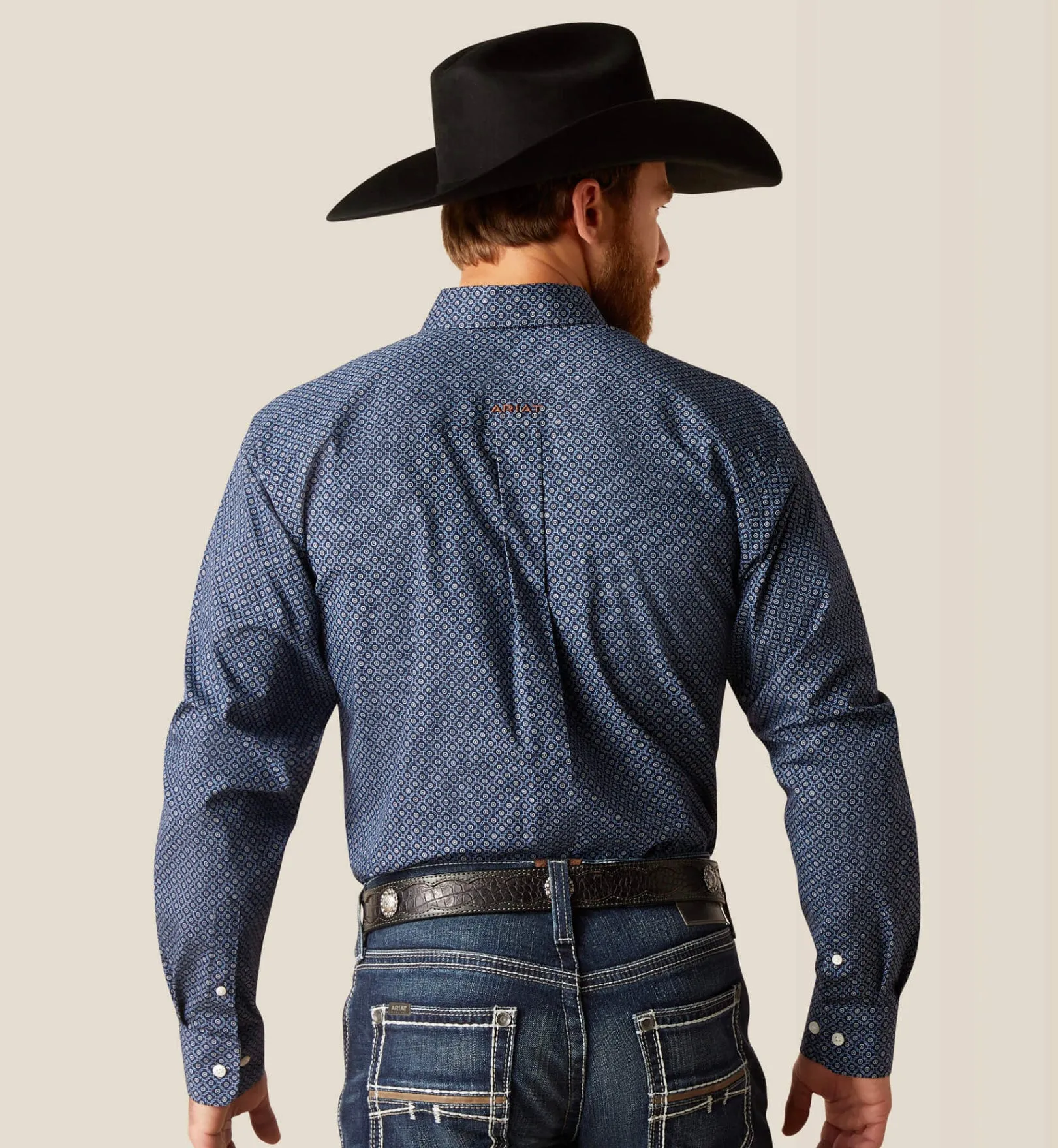 Men’s Ariat Darkest Indigo Keagan Fitted Shirt