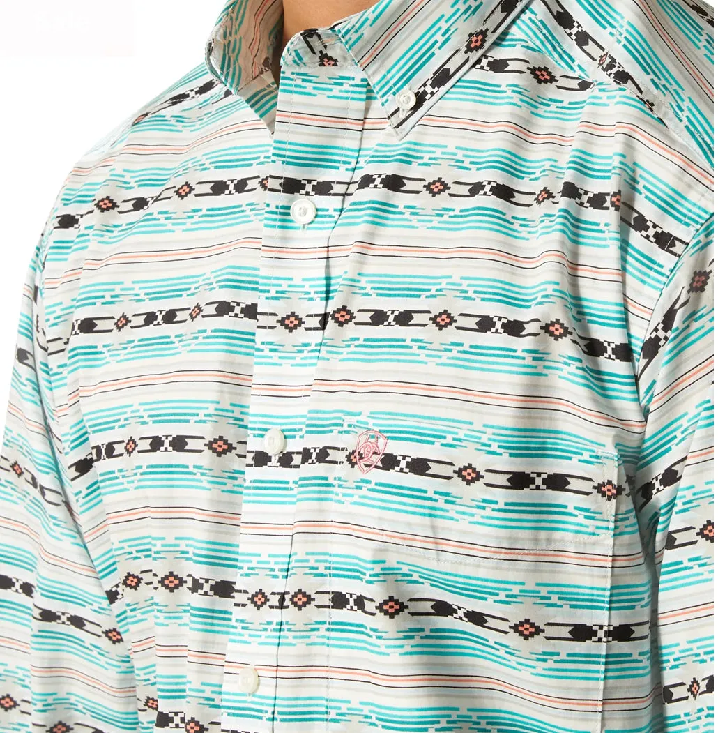 Men’s Ariat Ice Green Jefferson Shirt