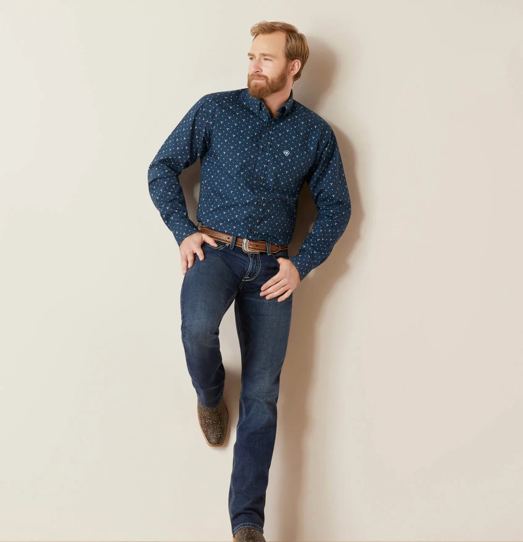 Men’s Ariat Moonlit Ocean Gavyn Fitted Shirt