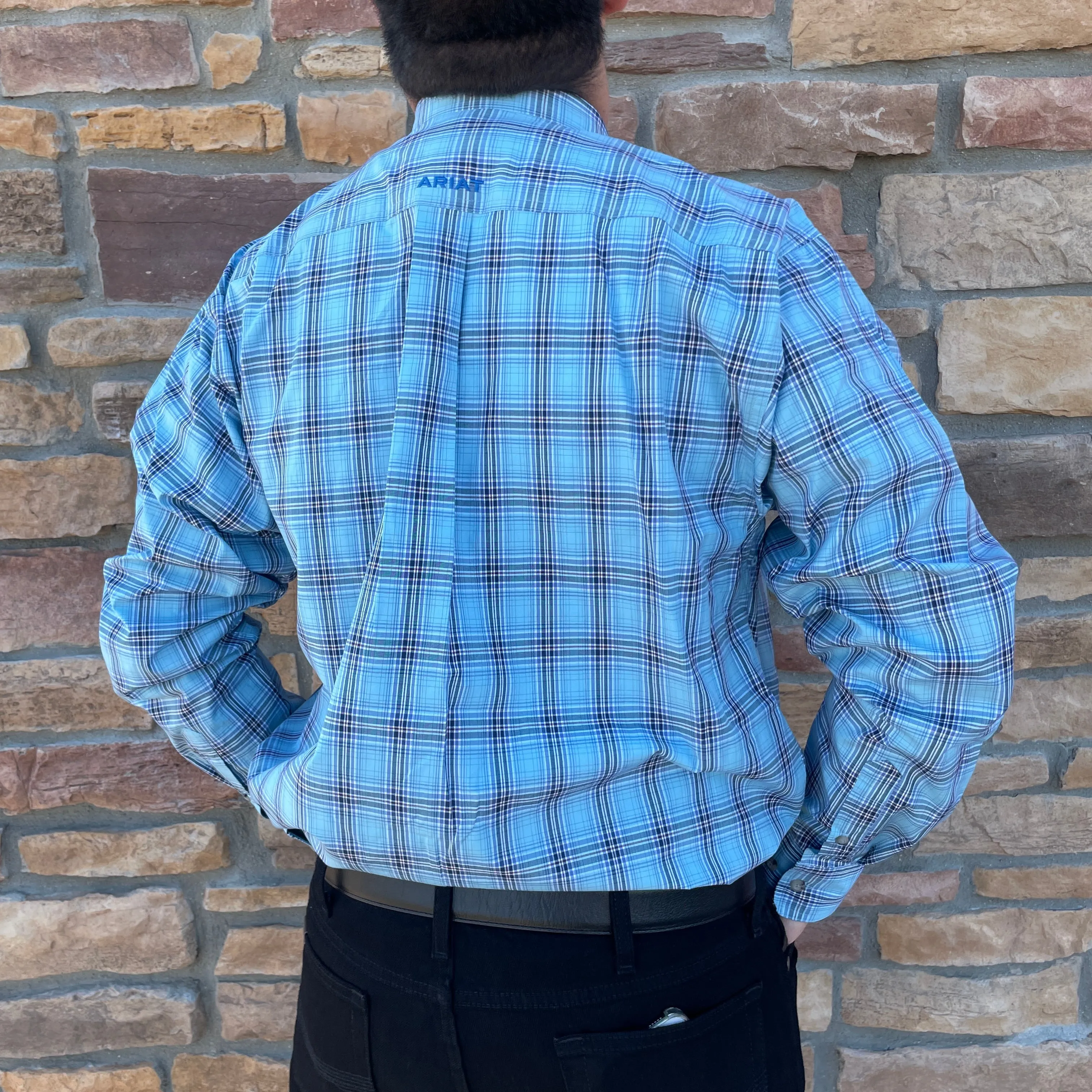 Men’s Ariat Sky Blue Pro Granger Classic Fit Shirt