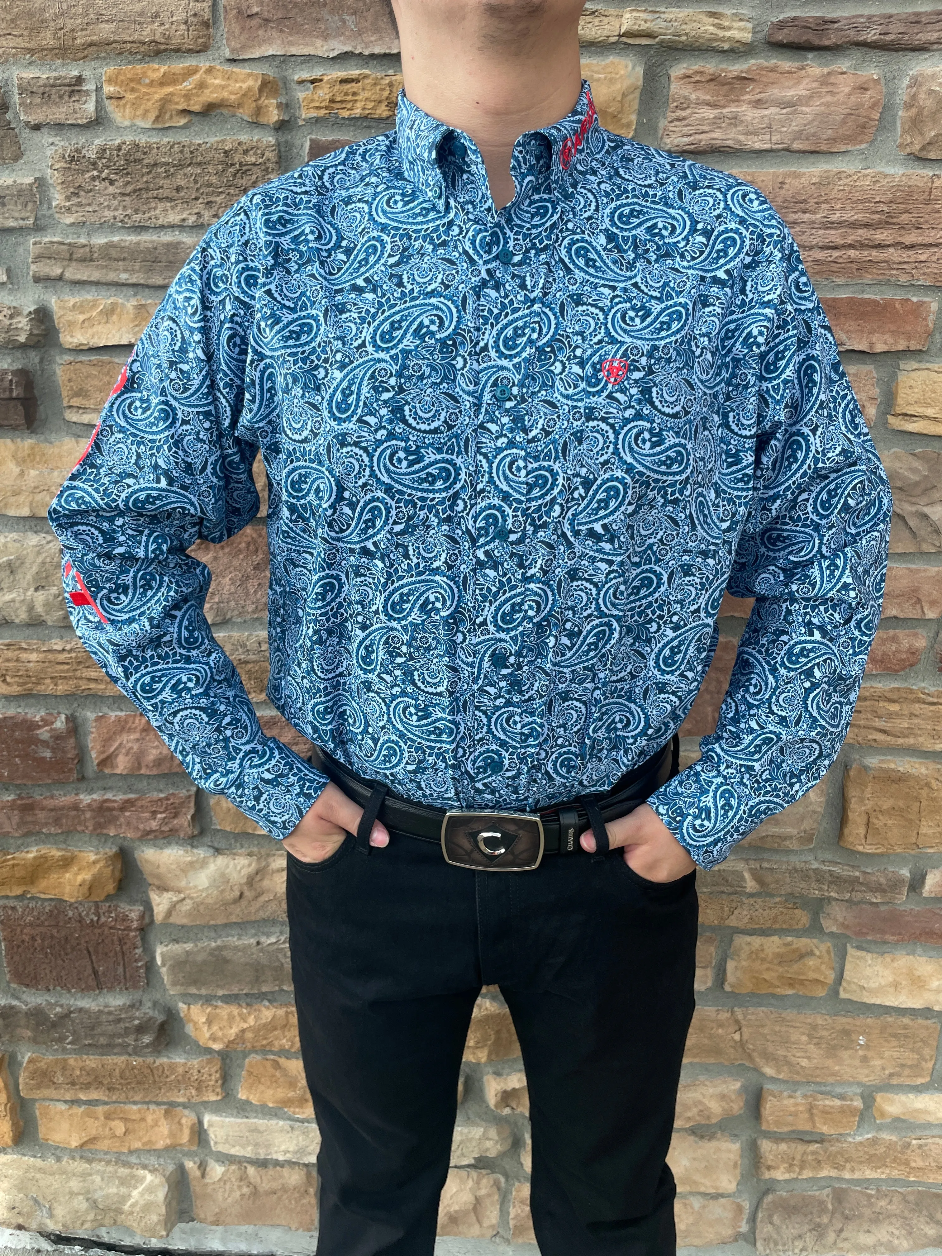 Men’s Ariat Team Wayde Classic Fit Shirt
