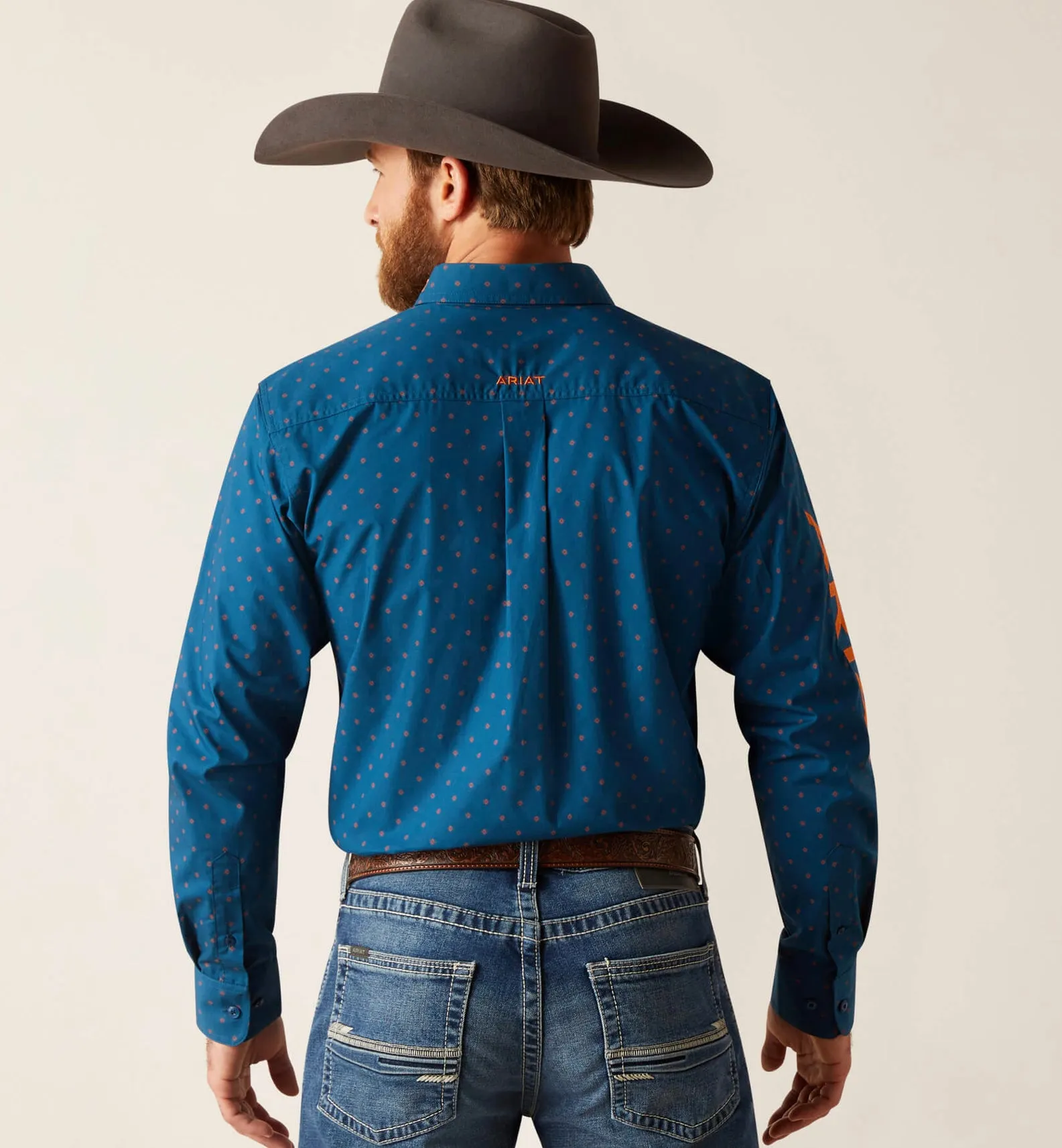 Men’s Ariat True Blue Team Clarence Fitted Shirt