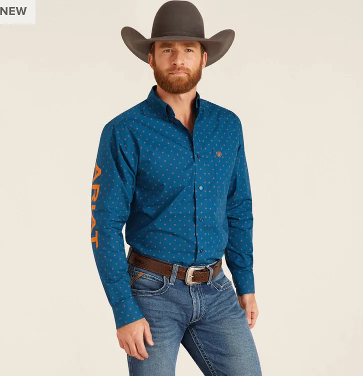Men’s Ariat True Blue Team Clarence Fitted Shirt