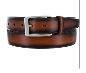 Men's Brighton | Two Tone Belt | Golden Brown
