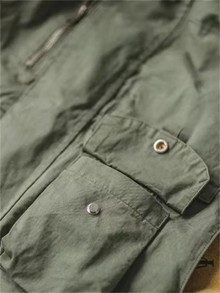 Men's Casual Cozy Oversized Multi-Pocket Dungarees