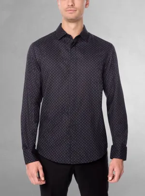 Men's casual long sleeve graduation shirt